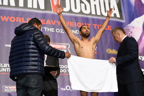 Boxing Weigh-In, O2 Arena, London, United Kingdom - 08 Apr 2016