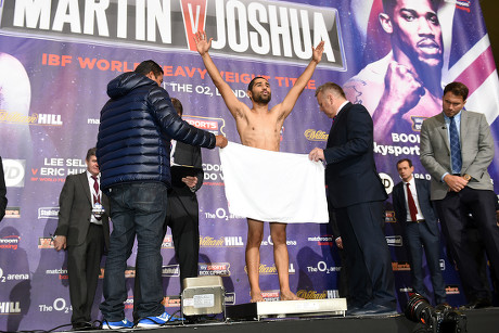 Boxing Weigh-In, O2 Arena, London, United Kingdom - 08 Apr 2016