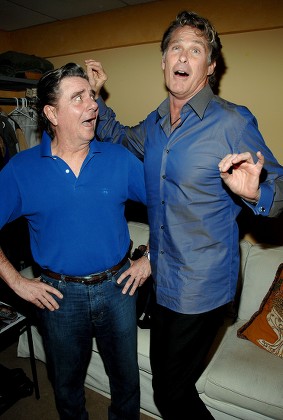 David Hasselhoff after a performance of 'Les Miserables' at the Broadhurst Theatre, New York, America - 13 Mar 2007