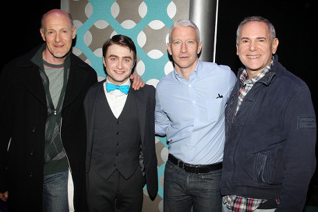 Anderson Cooper Visits Daniel Radcliffe at his Broadway Musical 'How To Succeed in Business Without Really Trying', New York, America - 02 Apr 2011