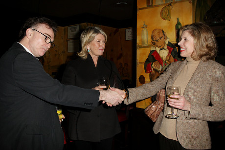 Martha Stewart Joins Robert Kenner and Eric Schlosser at a Dinner Party Celebrating Food Inc., New York, America - 16 Feb 2010