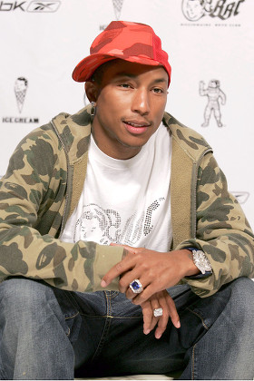 Pharrell Williams Models Billionaire Boys Club and A Bathing Ape