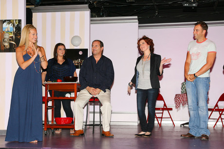 The Real Housewives of New Jersey rehearse for their four-show appearance in the theatre production of 'My Big Gay Italian Wedding', New York, America - 26 Aug 2010