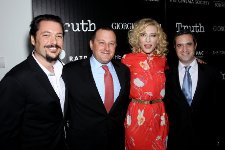Giorgio Armani hosts 'Truth' film screening at the Cinema Society, New York, America - 07 Oct 2015