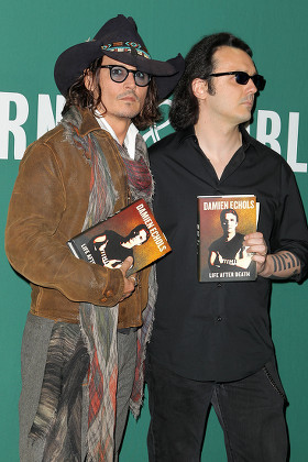 Damien Echols in Conversation with Johnny Depp at Barnes and Noble, New York City, America - 21 Sep 2012