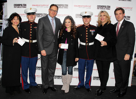 'Cosmo Kisses for the Troops', New York, America - 11 Nov 2011