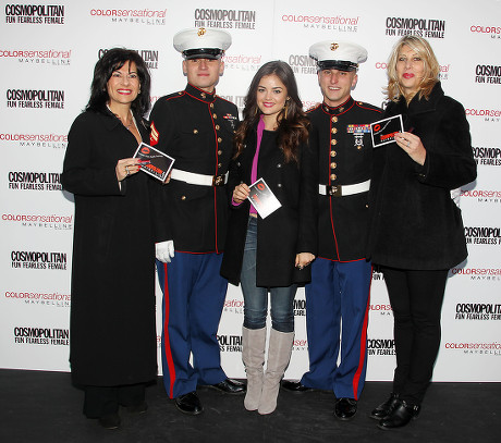 'Cosmo Kisses for the Troops', New York, America - 11 Nov 2011