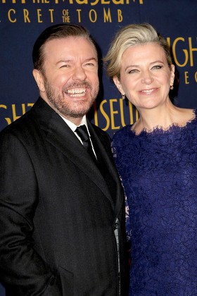 Ricky Gervais Jane Fallon Editorial Stock Photo - Stock Image