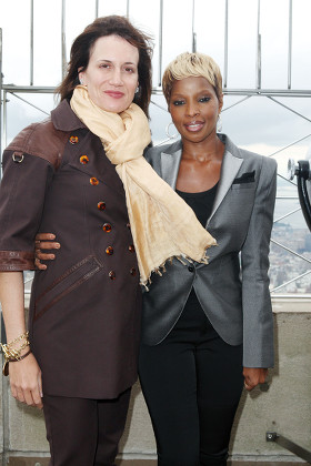 Mary J. Blige Lights Empire State Building Celebrating Gucci for FFAWN Day, New York, America - 16 Sep 2009
