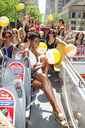 'Miraclesuit Take Manhattan' giveaway in New York, America - 21 Jun 2012