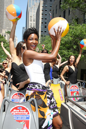 'Miraclesuit Take Manhattan' giveaway in New York, America - 21 Jun 2012