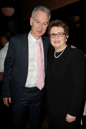 John Mcenroe Billie Jean King Editorial Stock Photo - Stock Image