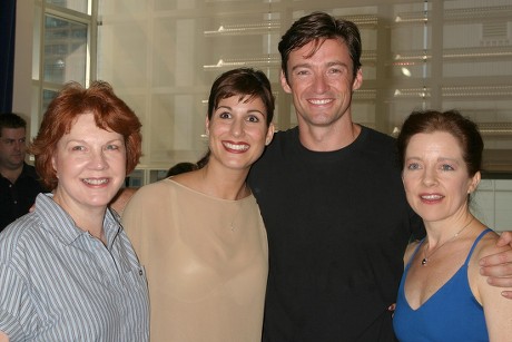 HUGH JACKMAN AND CAST PERFORMING SONGS FROM THE UPCOMING MUSICAL 'THE BOY FROM OZ', NEW YORK, AMERICA - 21 AUG 2003