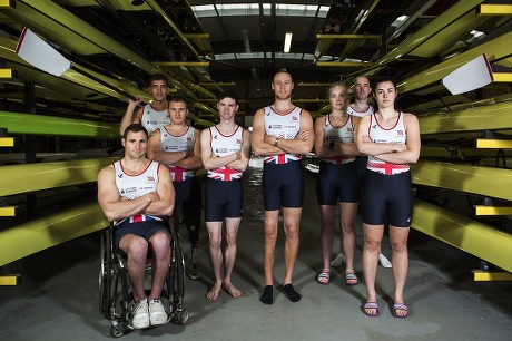 Para-rowers from Great British rowing team, Britain - 15 Apr 2016