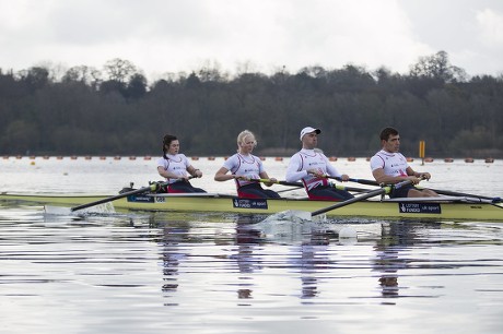 Para-rowers from Great British rowing team, Britain - 15 Apr 2016