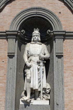 King Frederick Ii Staufer Statue On Editorial Stock Photo - Stock Image