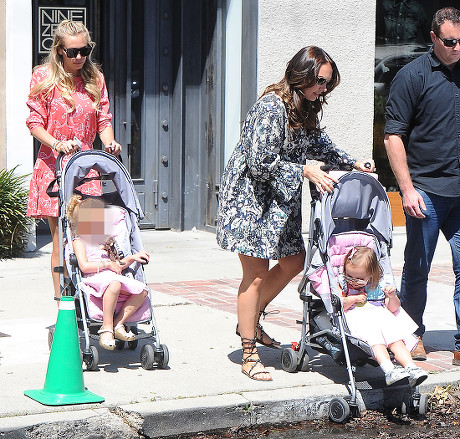 Petra Stunt and Tamara Ecclestone out and about, Los Angeles, America - 19 Apr 2016