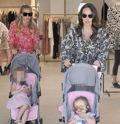Petra Stunt and Tamara Ecclestone out and about, Los Angeles, America - 19 Apr 2016