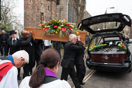 Funeral of DJ Derek, Bristol, Britain - 22 Apr 2016