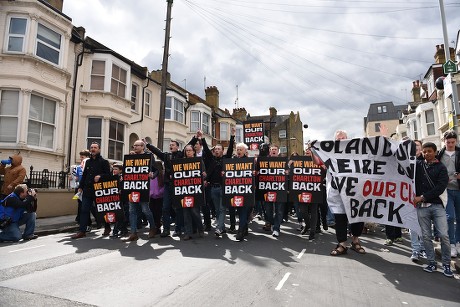 Charlton Fans Joined By Brighton Fans Editorial Stock Photo - Stock