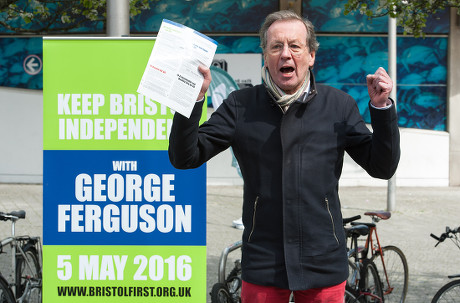 George Ferguson mayoral election campaign, Bristol, Britain - 23 Apr 2016