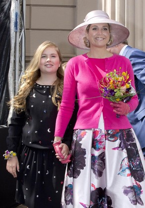 Queen Maxima Princess Amalia Editorial Stock Photo - Stock Image ...