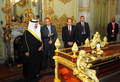 Bahrain King Hamad bin Issa al-Khalifa visit to Cairo, Egypt - 27 Apr 2016