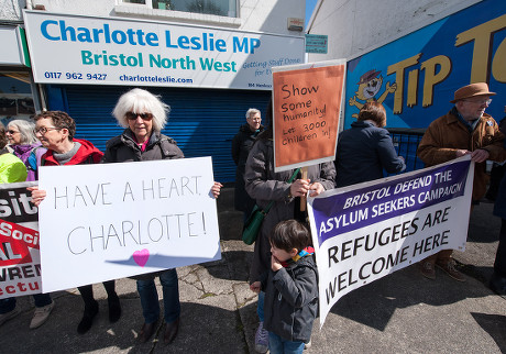Bristol Defend the Asylum Seekers Campaign protest, Bristol, Britain - 29 Apr 2016