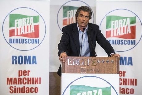 Electoral campaign for the candidate Mayor of Rome for 'Forza Italia' party, Italy - 10 May 2016