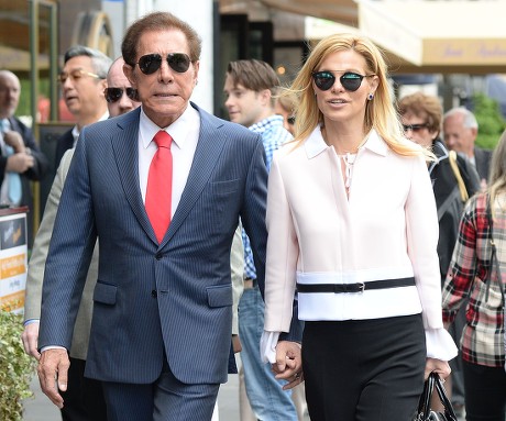 Steve Wynn and Andrea Hissom out and about, New York, America - 12 May 2016