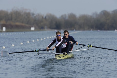 Will Satch/pete Reed. Gb Elite Rowers Train On The Water At The Official Training Facility At Caversham Reading Picture Andy Hooper Daily Mail/ Solo Syndication.