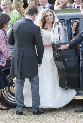 Marriage Of Spice Girl Gerri Halliwell To Redbull Formula One Boss Christian Horner At St Mary's Church In Woburn In Bedfordshire. Picture David Parker 15.5.15.