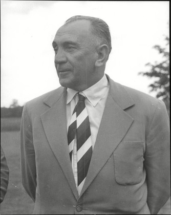 Gustav Sebes Hungarian Football Coach Box Editorial Stock Photo Stock