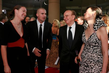 Dominic Purcell Wife Rupert Murdoch Wife Editorial Stock Photo - Stock