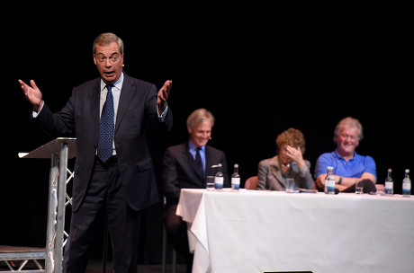 Pro Brexit campaign debate at Weymouth Pavilion, Dorset, Britain - 18 May 2016
