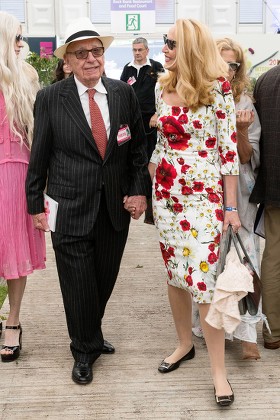 Rupert Murdoch Jerry Hall Editorial Stock Photo - Stock Image