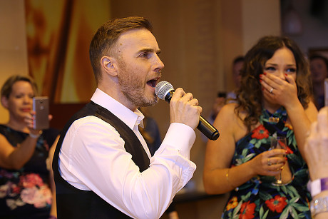 Gary Barlow surprises superfan on her 30th birthday, Dundee, Scotland, Britain - 22 May 2016