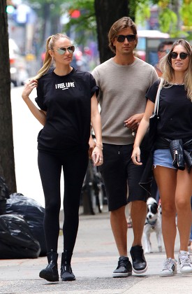 Candice Swanepoel and Hermann Nicoli out and about, New York, America - 23 May 2016