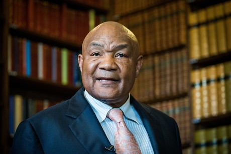 George Foreman at the Oxford Union, Britain - 24 May 2016