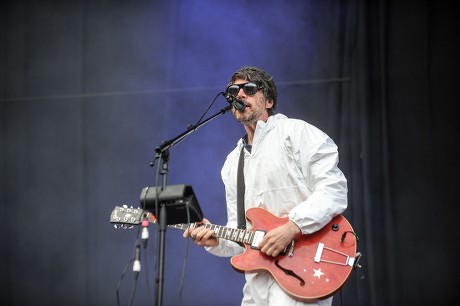 Super Furry Animals in concert at Liberty Stadium, Swansea, Wales, Britain - 28 May 2016
