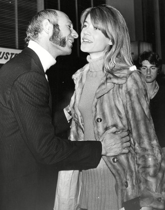 Francoise Hardy Singer/actress Arrives At London Airport (heathrow) From Paris And Is Met By Club Owner Louis Brown. Box 646 327111544 A.jpg.