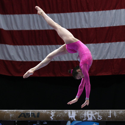 Gymnast Irina Alexeeva Woga Competes Junior Editorial Stock Photo ...