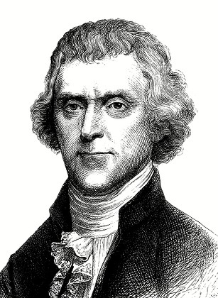 Thomas Jefferson 1743 1826 Third President Editorial Stock Photo ...