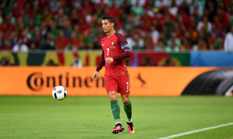 Cristiano Ronaldo Portugal Plays Ball Front Editorial Stock Photo ...