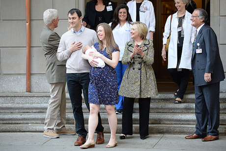 Chelsea Clinton leaves Lenox Hill Hospital, New York, USA - 20 Jun 2016