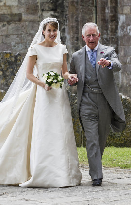 Wedding of Alexandra Knatchbull and Thomas Hooper, Romsey Abbey,  Hampshire, UK - 25 Jun 2016
