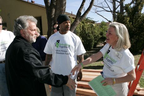 Motion Picture and Television Fund (MPTF) and 'Rebuilding Together' Join Forces to Launch a Home Improvement Program for Senior Citizens, Reseda, America  - 12 Feb 2006