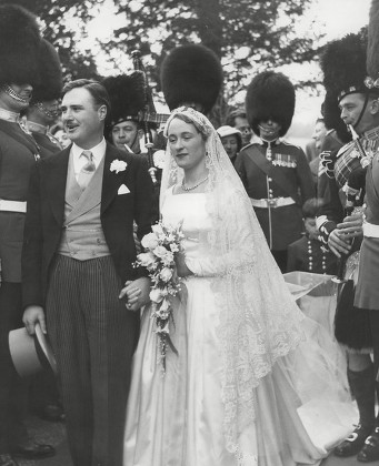 Guard Honour Wedding Penelope Tankerville Chamberlayne Editorial Stock ...