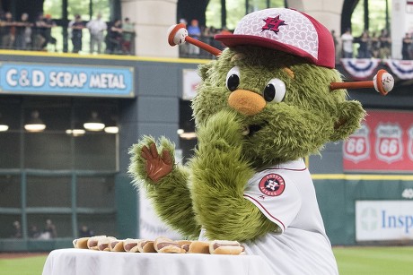 Houston Astros Mascot Orbit During Major Editorial Stock Photo - Stock  Image