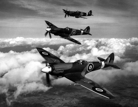 Raf Vickers Armstrong Supermarine Spitfire Mk Editorial Stock Photo ...